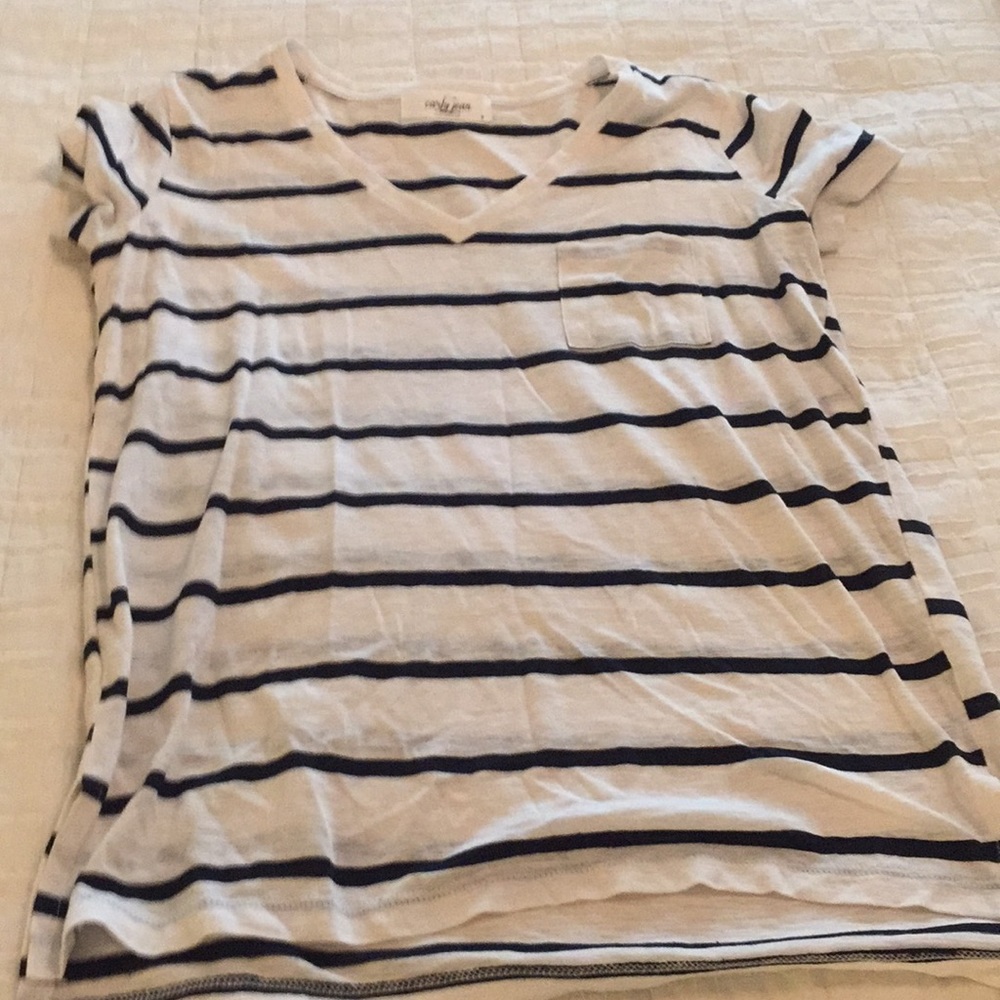 Carly Jean Los Angeles striped tee